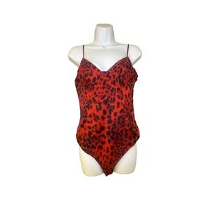 Leopard Print Kids One Piece Swimsuit